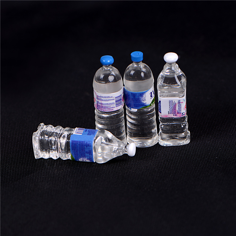 Kids Outdoor Kitchen Set - 4 PCS mini Mineral water bottles