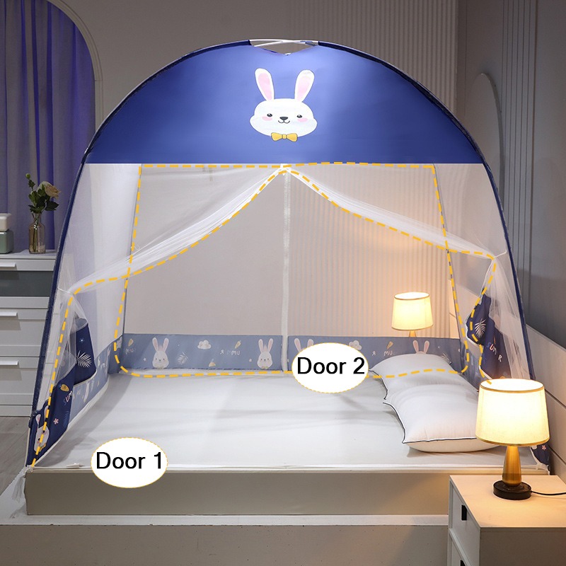 Kids Outdoor Yurt - Pop Up Mosquito Net for Bed,