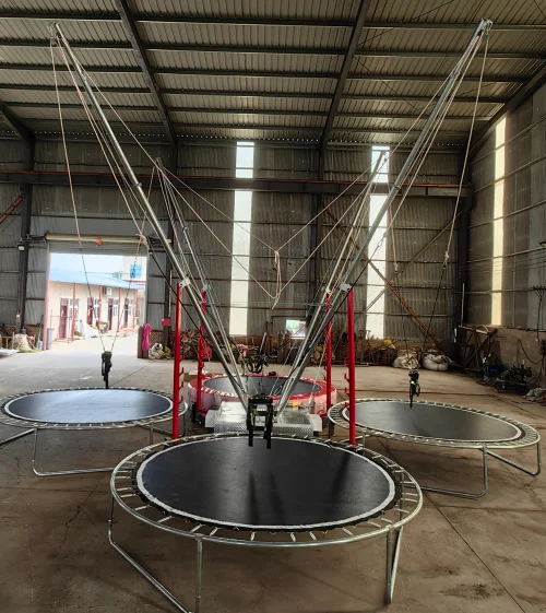 New Design 4-person Round Mova - Kids Indoor Outdoor Trampoline ulasan dan harga