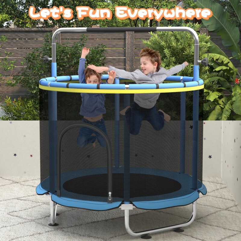 5FT Toddler Trampoline 8-in-1  - Kids Indoor Outdoor Trampoline ulasan dan harga