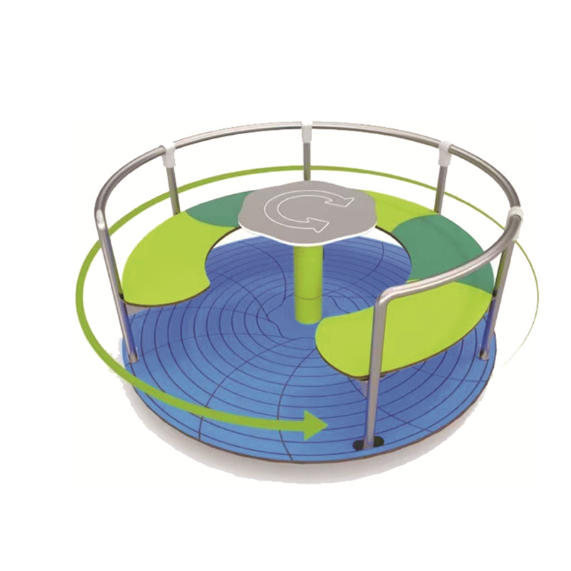 Outdoor Playground Wooden Caro - Kids Outdoor Merry Go Round ulasan dan harga