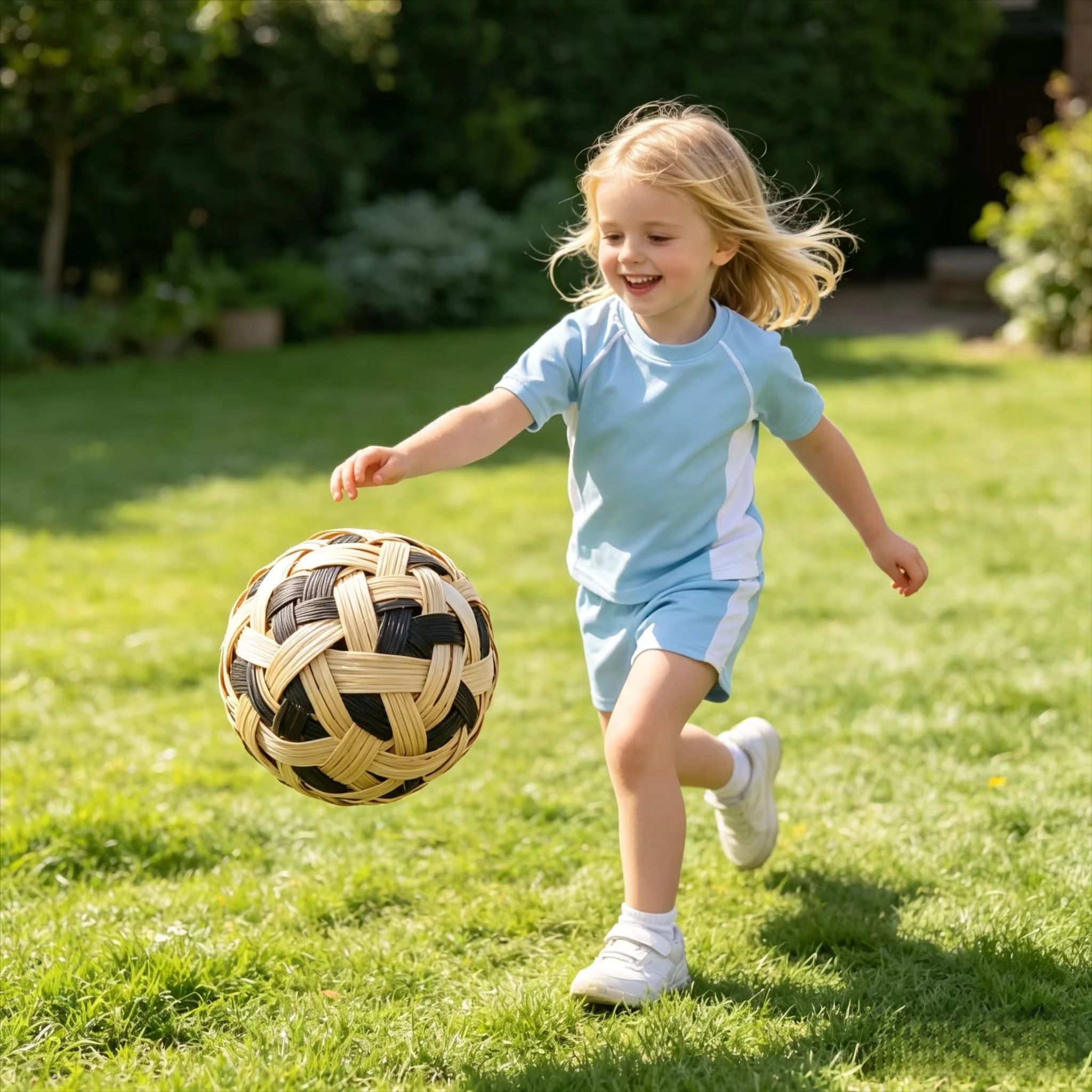 Kids Sepak Takraw Rattan Ball  - Outdoor Toys For Kids ulasan dan harga