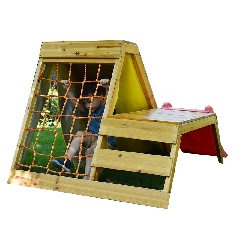 Children's Wooden Outdoor Play - Kids Outdoor Wooden Playhouse ulasan dan harga