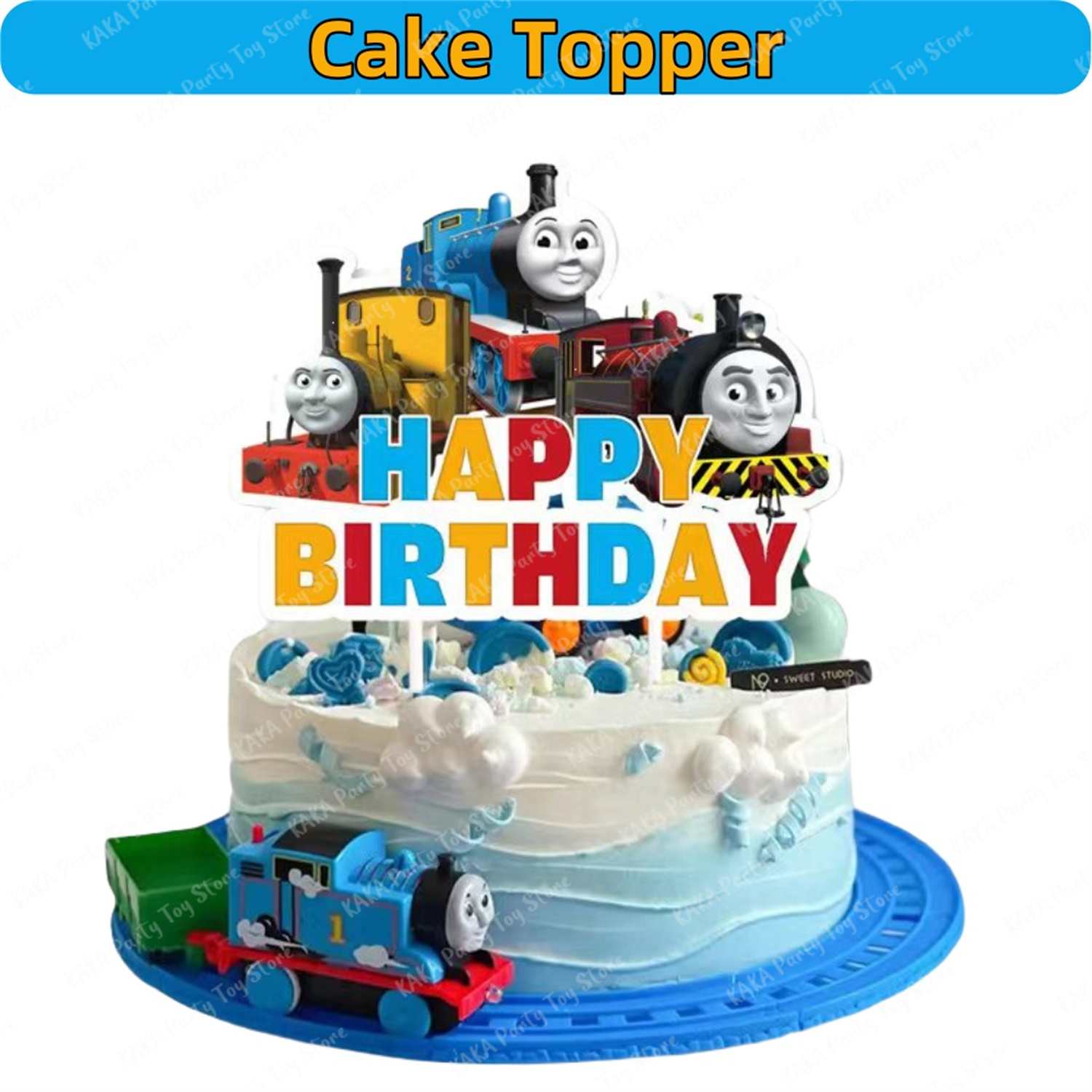 25Pcs Thomas Happy Birthday Ca - Kids Outdoor Merry Go Round ulasan dan harga
