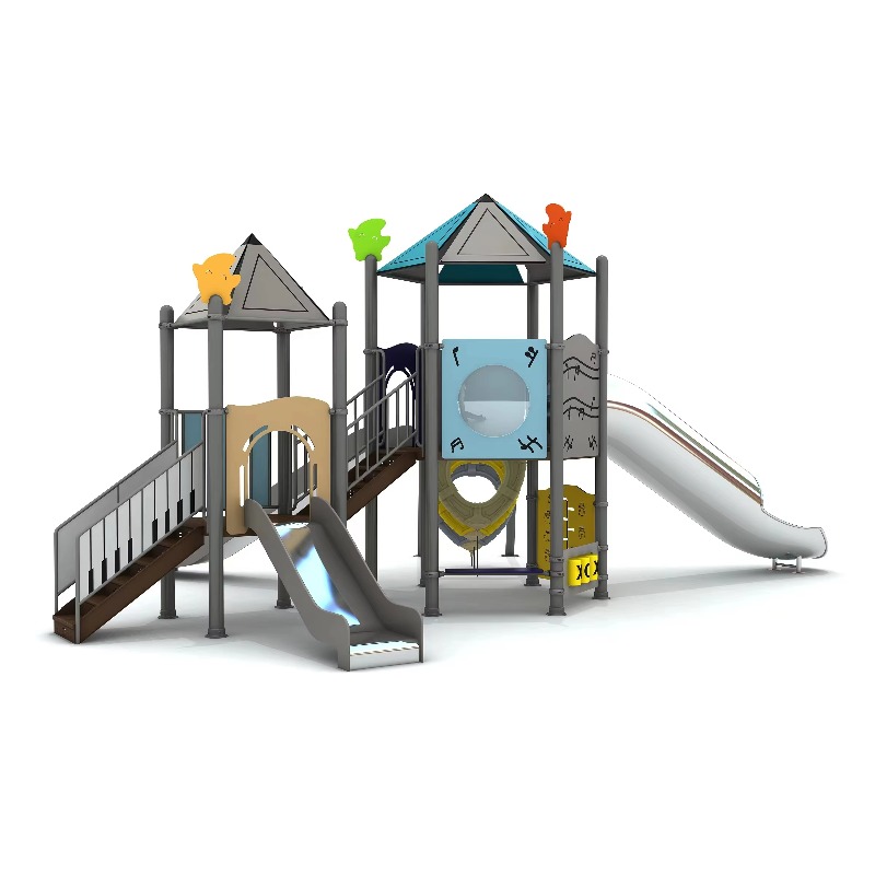 Wooden Outdoor Playground Set  - Kids Outdoor Wooden Playhouse ulasan dan harga