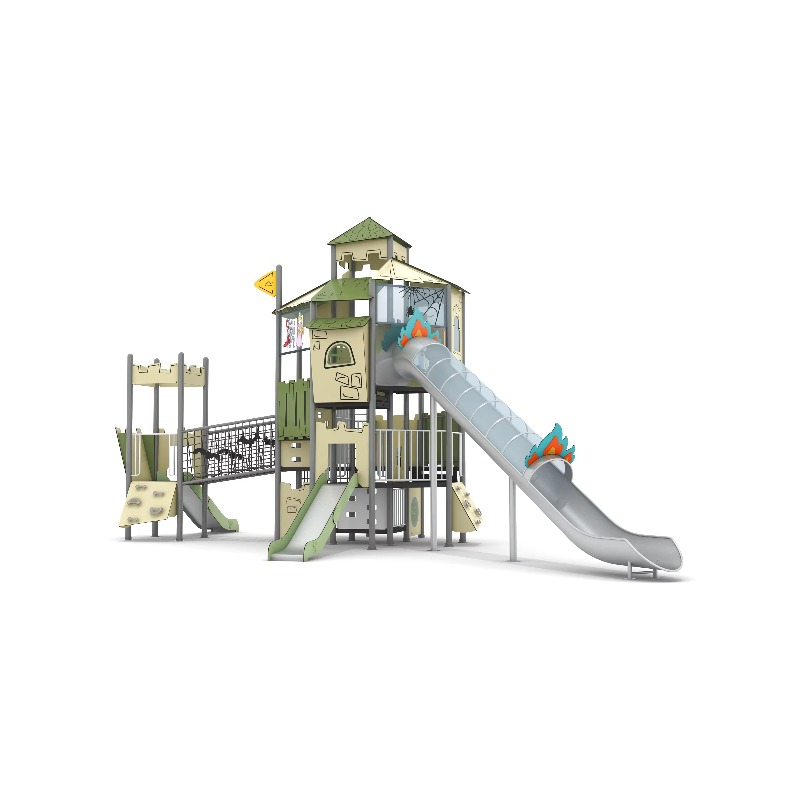 Wooden Outdoor Playground Set  - Kids Outdoor Wooden Playhouse ulasan dan harga