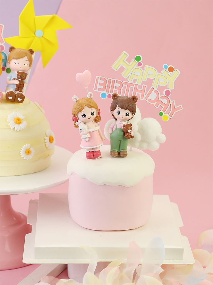 Resin Bunny Bear boy girl Prin - Kids Outdoor Merry Go Round ulasan dan harga