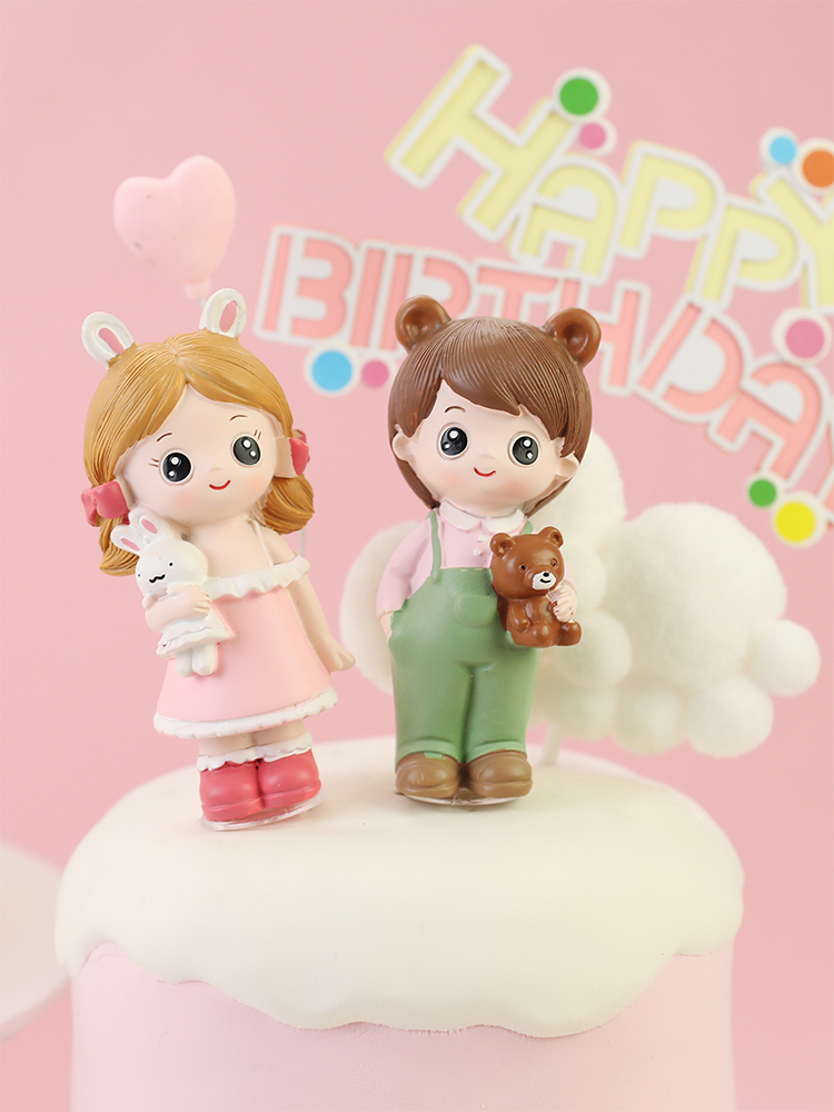 Resin Bunny Bear boy girl Prin - Kids Outdoor Merry Go Round ulasan dan harga