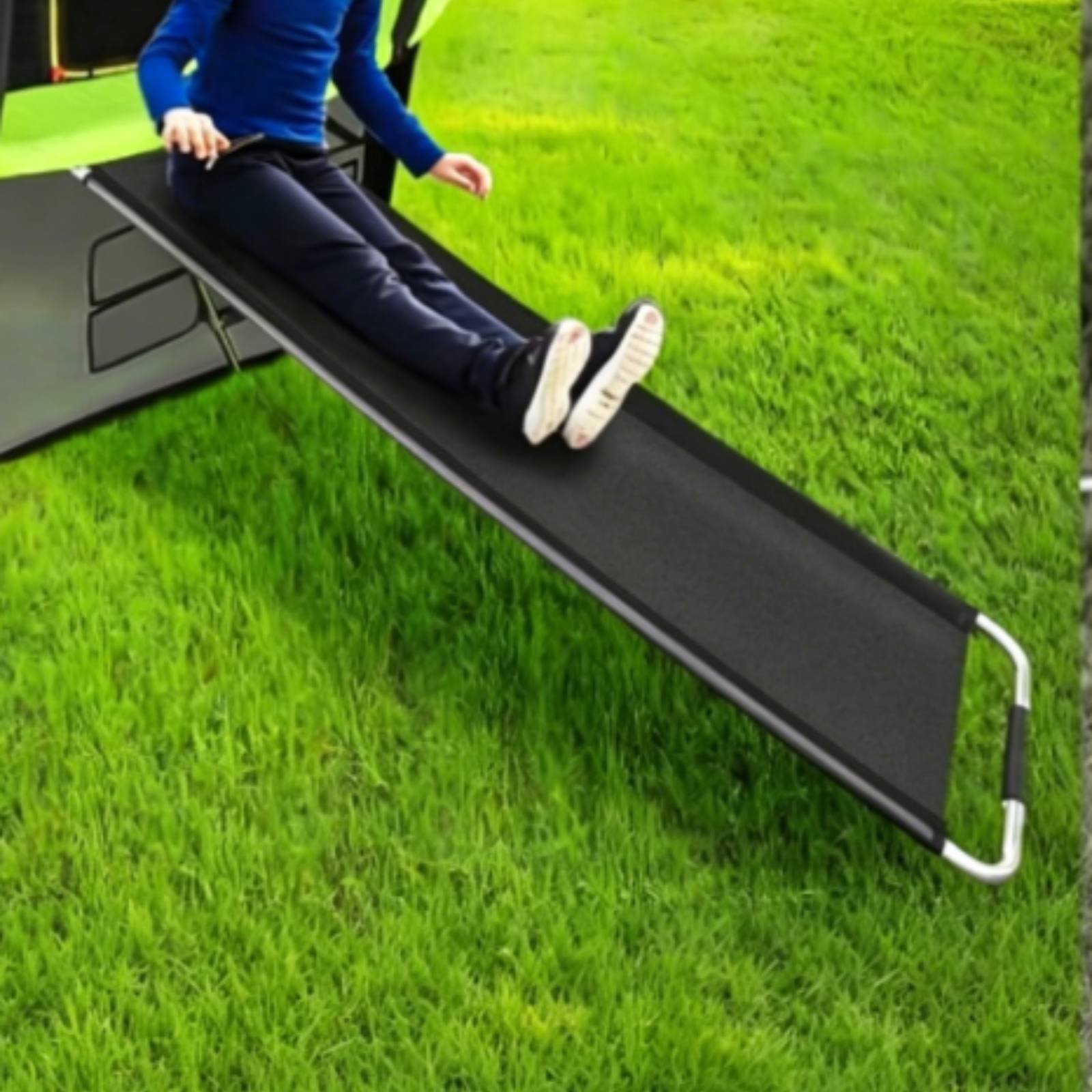 Kids Trampoline with Slide Ind - Kids Indoor Outdoor Trampoline ulasan dan harga
