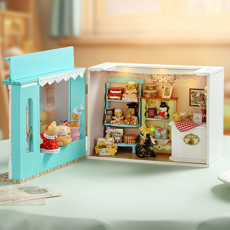 DIY Wooden Doll Houses The Bea - Kids Outdoor Wooden Playhouse ulasan dan harga