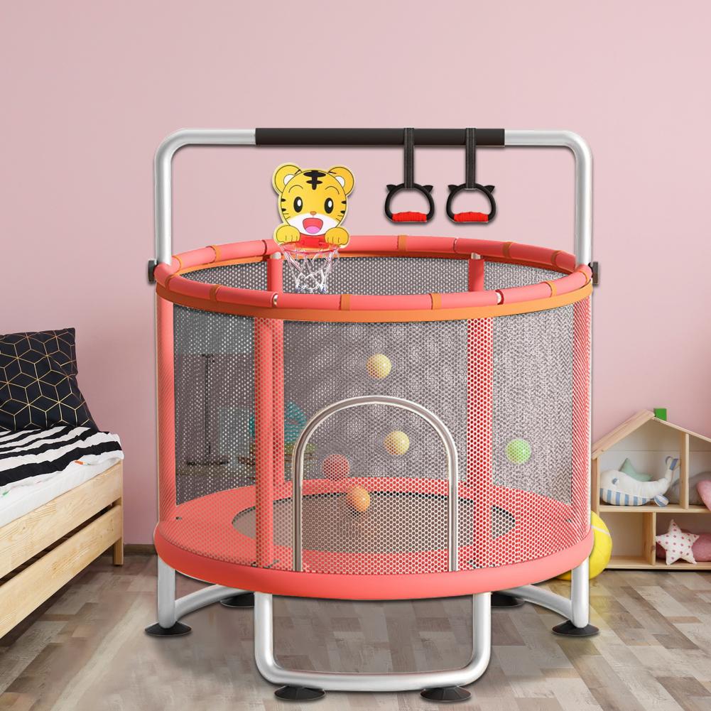 Kids Trampoline, Adjustable Ba - Kids Indoor Outdoor Trampoline ulasan dan harga