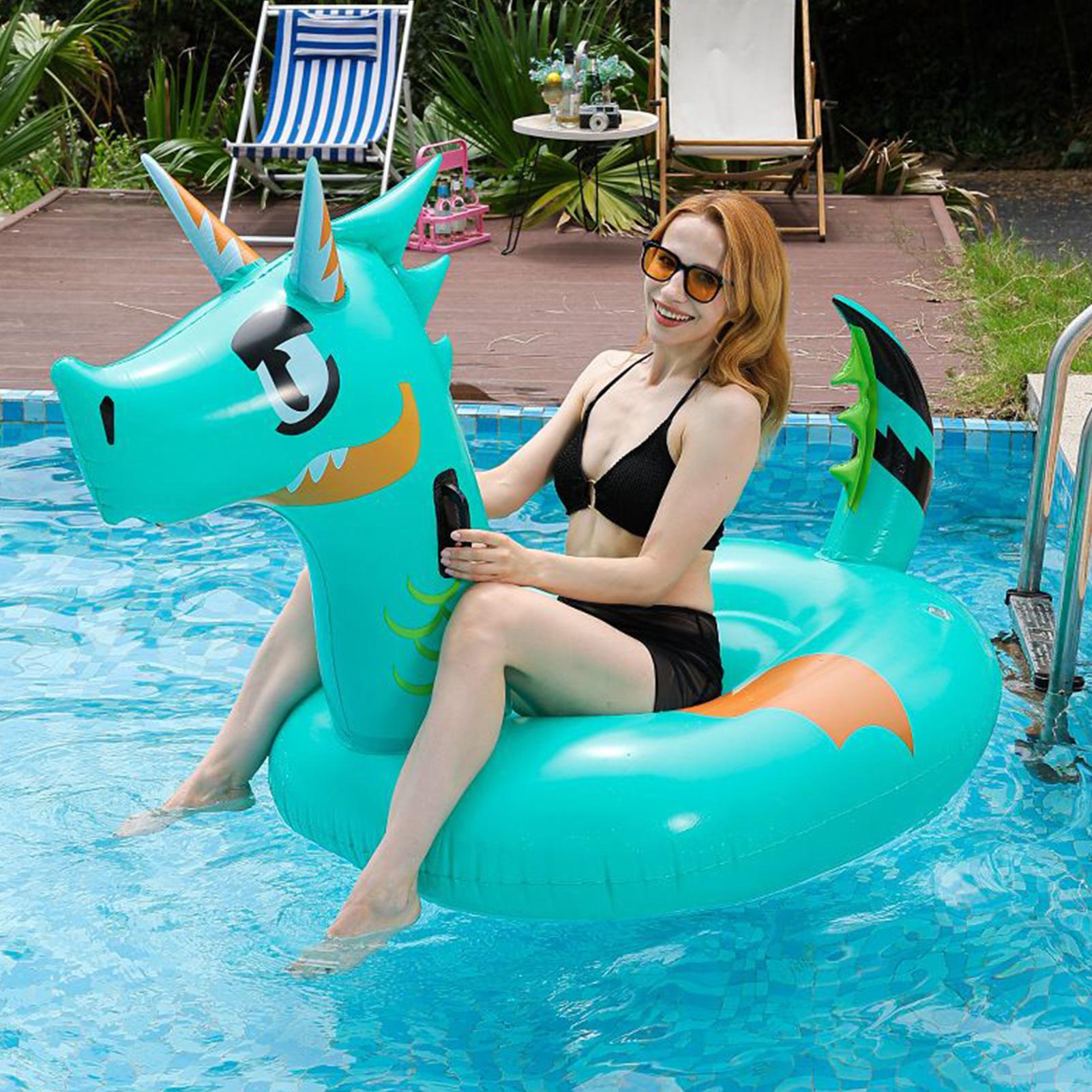Pool Floats Adult Dragon Infla - Kids Outdoor Loungers ulasan dan harga