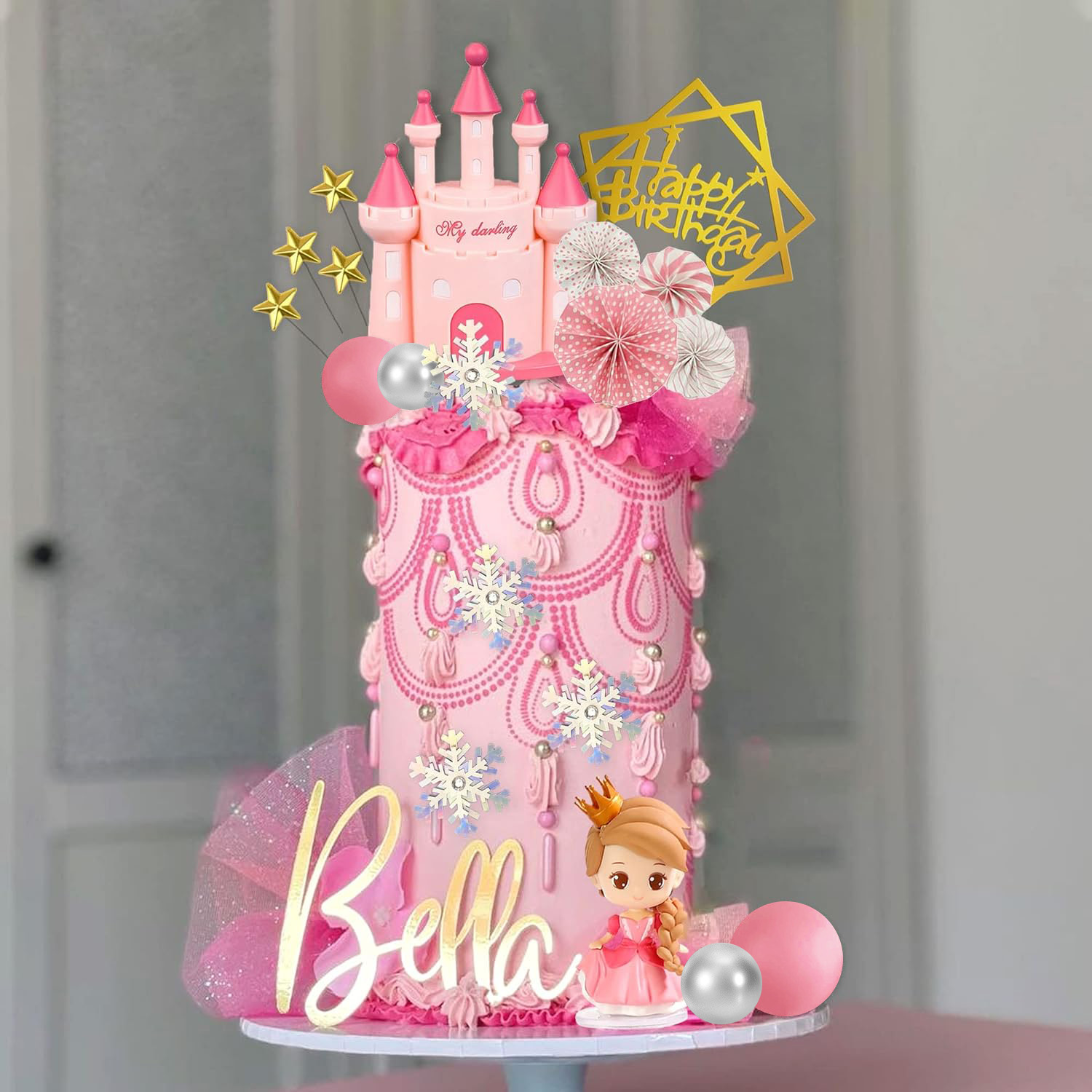 Princess Cake Topper Castle Ca - Kids Outdoor Merry Go Round ulasan dan harga