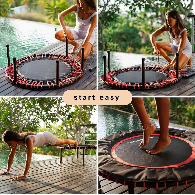 40-48in Fitness Trampoline Reb - Kids Indoor Outdoor Trampoline ulasan dan harga
