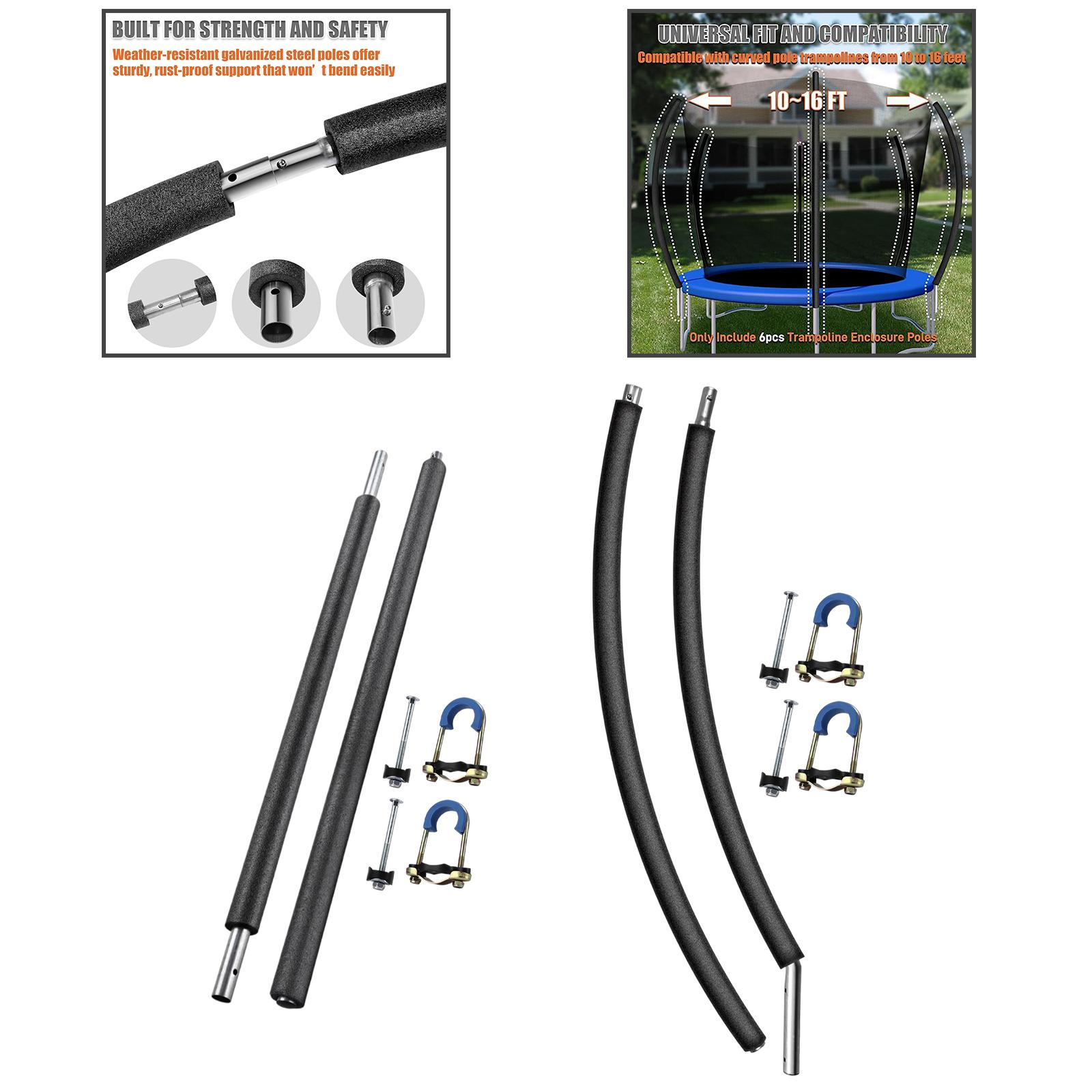 Two Section Trampoline Poles w - Kids Indoor Outdoor Trampoline ulasan dan harga