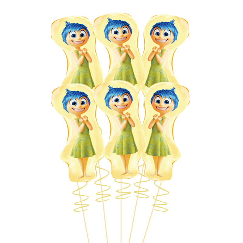 6pcs Hot Inside Out2 Balloons  - Kids Outdoor Easter Toys ulasan dan harga