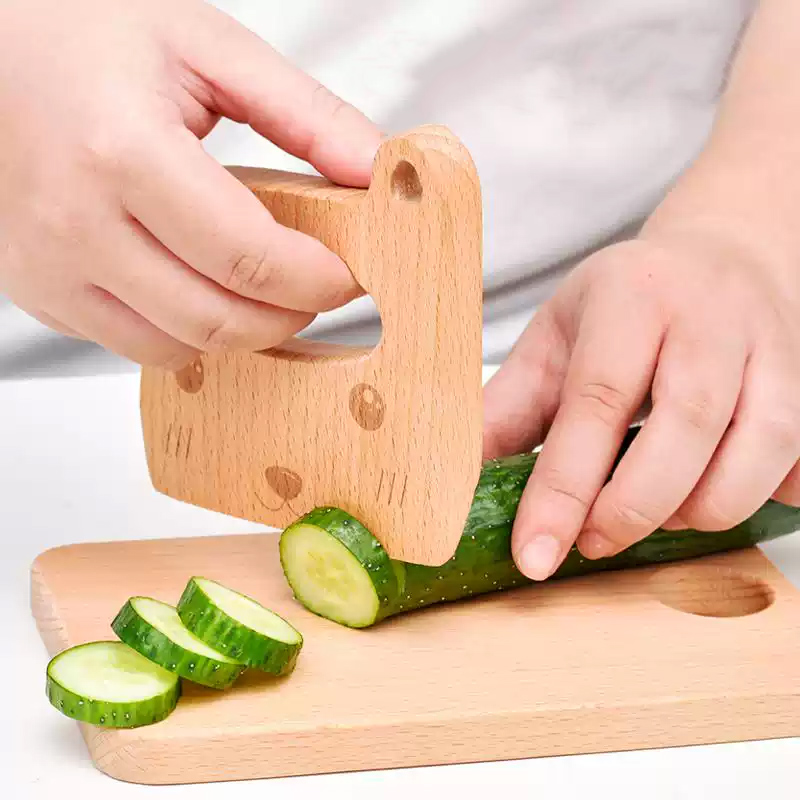 Wooden Kids Knife for Cooking  - Kids Outdoor Kitchen Set ulasan dan harga