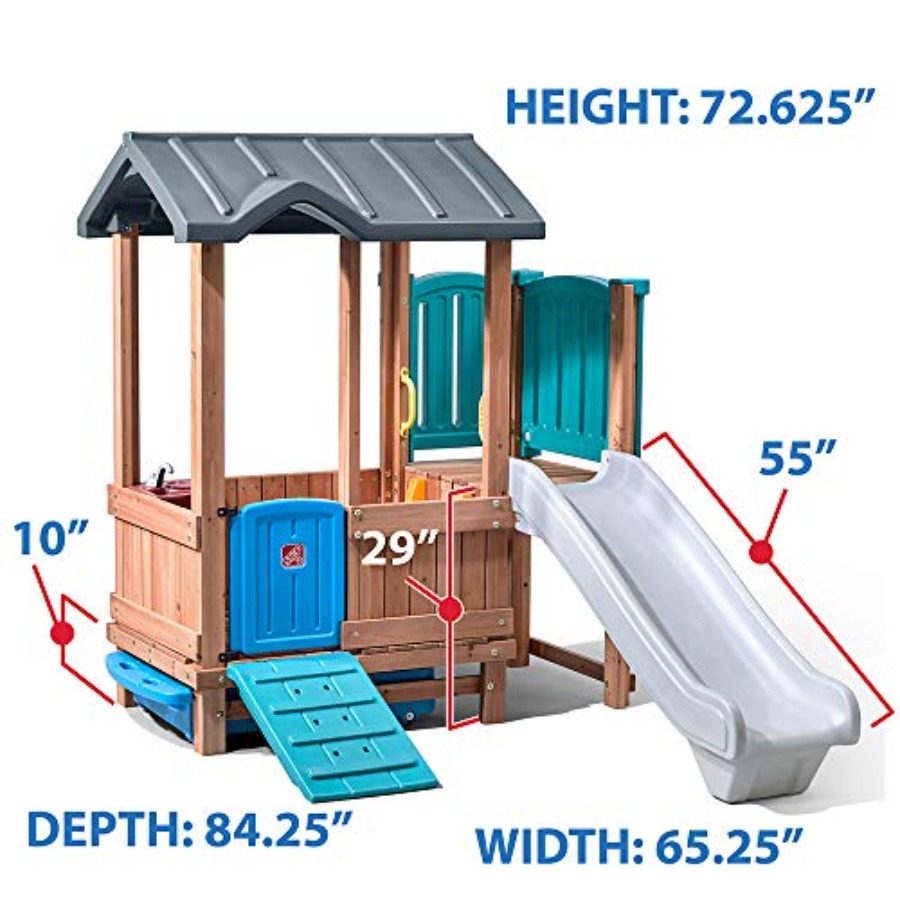 Woodland Adventure Playhouse & - Kids Outdoor Wooden Playhouse ulasan dan harga
