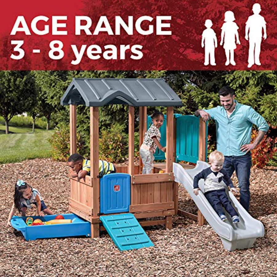Woodland Adventure Playhouse & - Kids Outdoor Wooden Playhouse ulasan dan harga