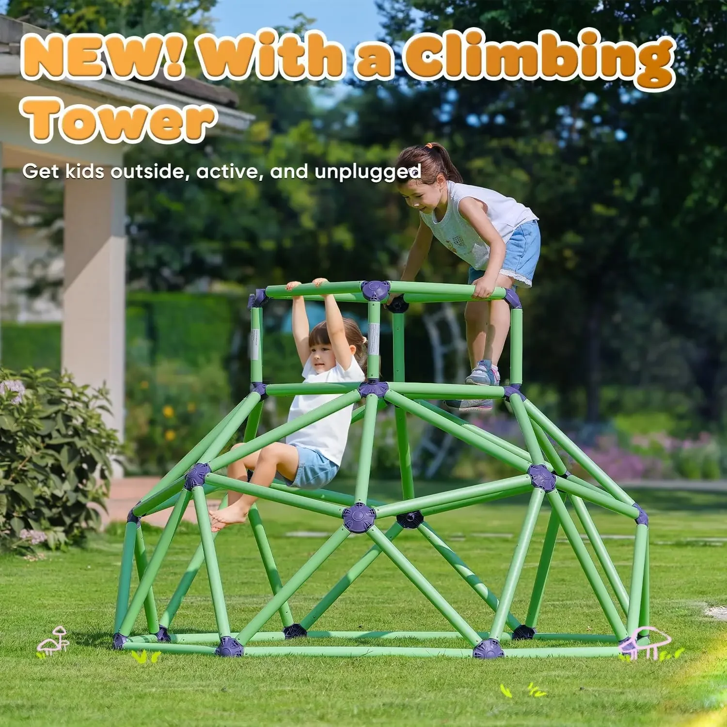 Zupapa Monkey Bars Climbing Do - Kids Outdoor Climbing Dome ulasan dan harga