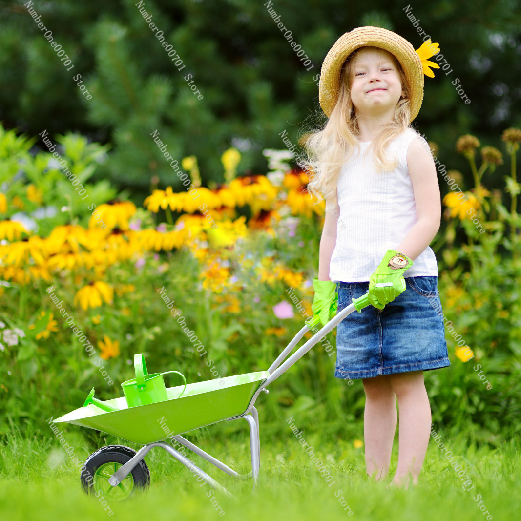Kids Outdoor Wheelbarrow, Gree - Outdoor Toys For Kids ulasan dan harga