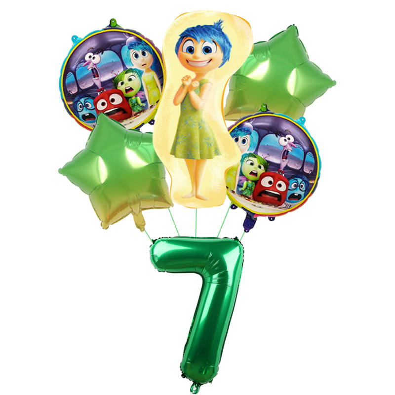 6pcs New Inside Out2 Balloons  - Outdoor Kids In An Indoor World ulasan dan harga