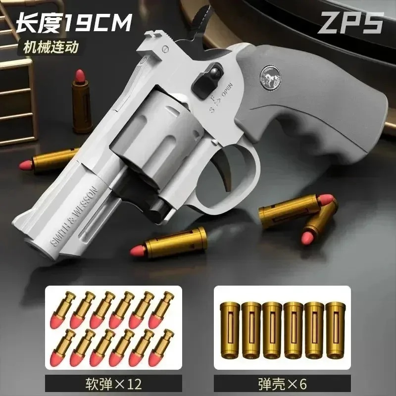 2025 ZP5 357 Revolver Launcher - Outdoor Kids In An Indoor World ulasan dan harga