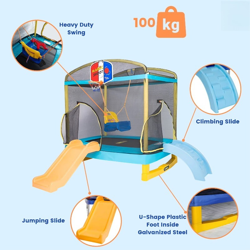 Wholesale Trampoline Outdoor K - Kids Indoor Outdoor Trampoline ulasan dan harga