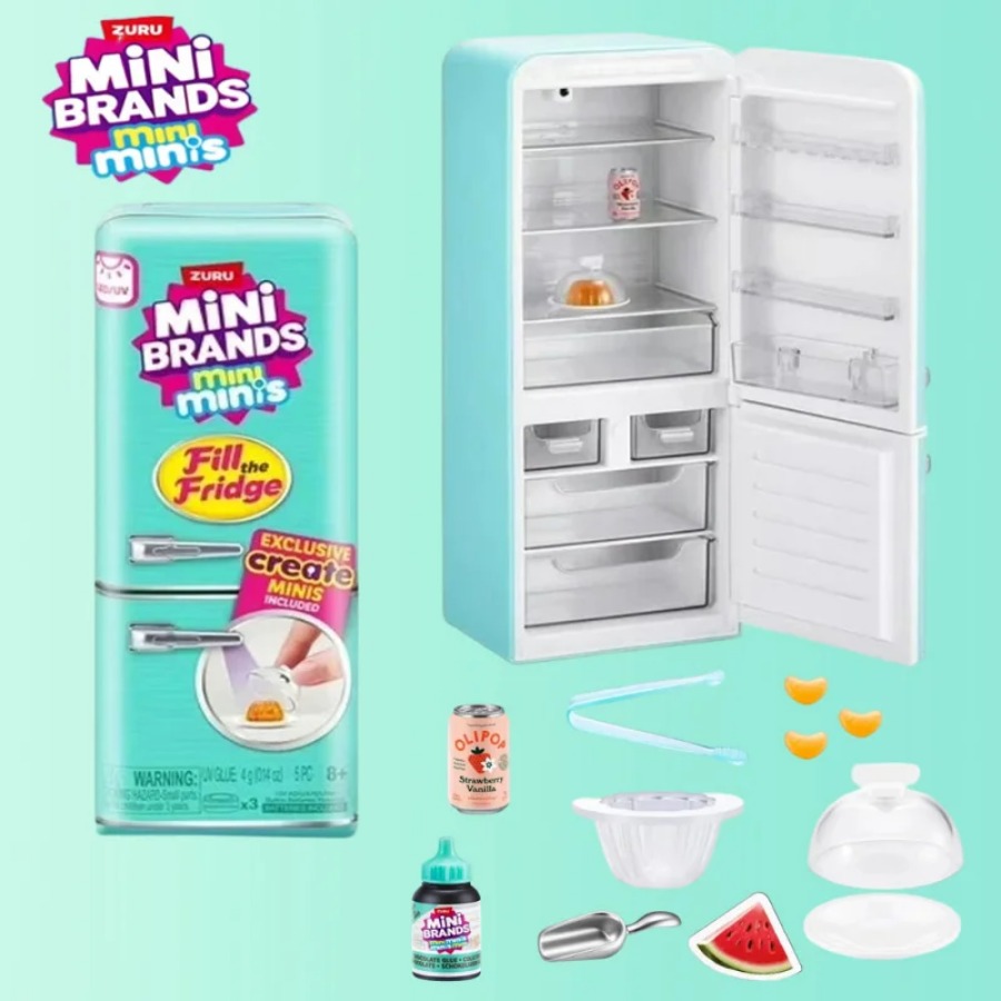 ZURU 5 Surprise Mini Fridge Ba - Kids Outdoor Kitchen Set ulasan dan harga