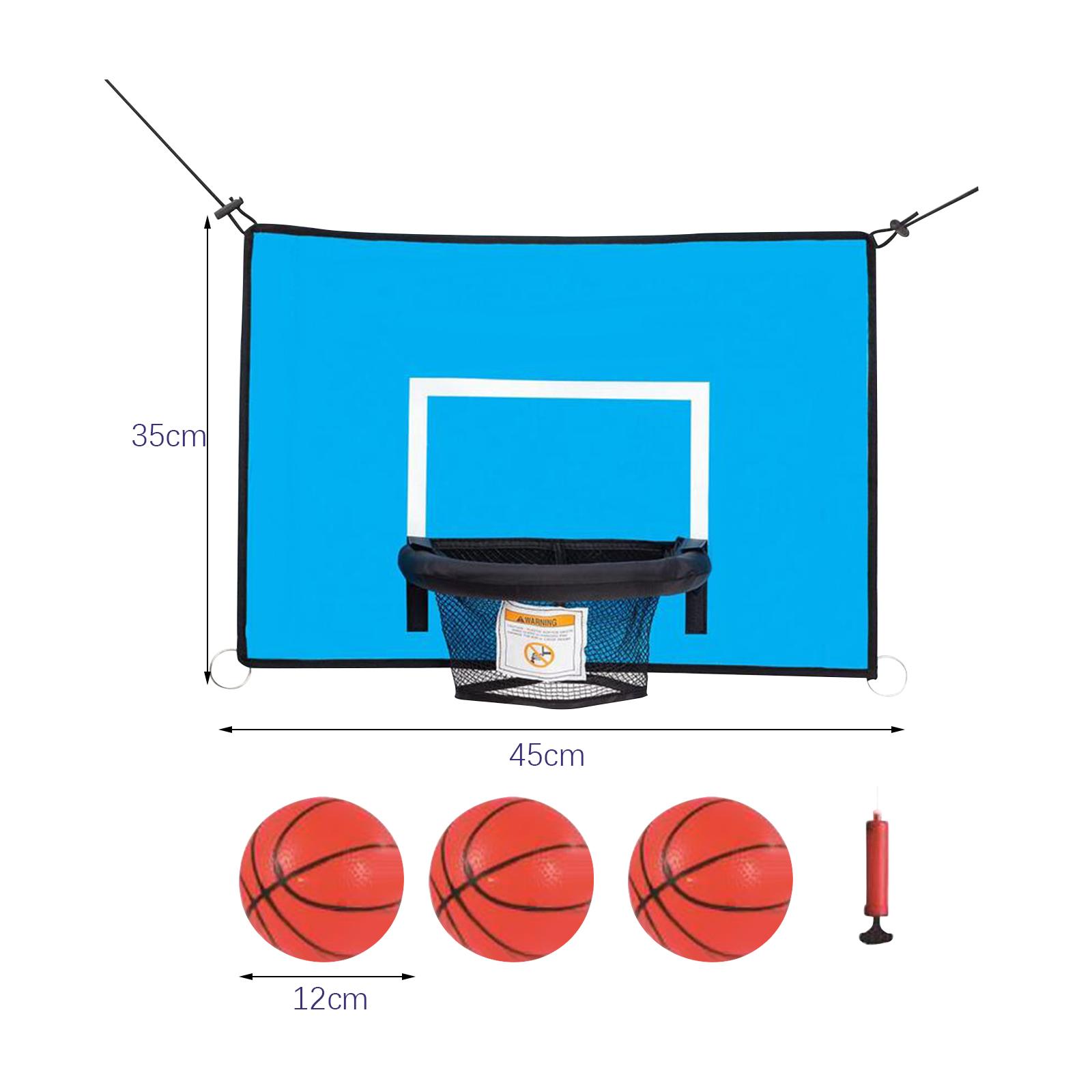 Trampoline Basketball Hoop PVC - Kids Indoor Outdoor Trampoline ulasan dan harga